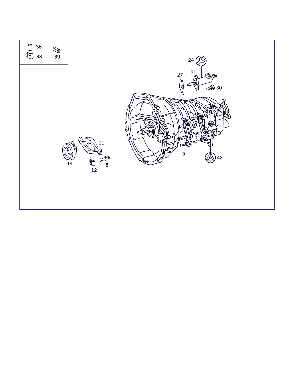 Mercedes-Benz A 126 260 51 01 - Gasket Set, manual transmission www.parts5.com