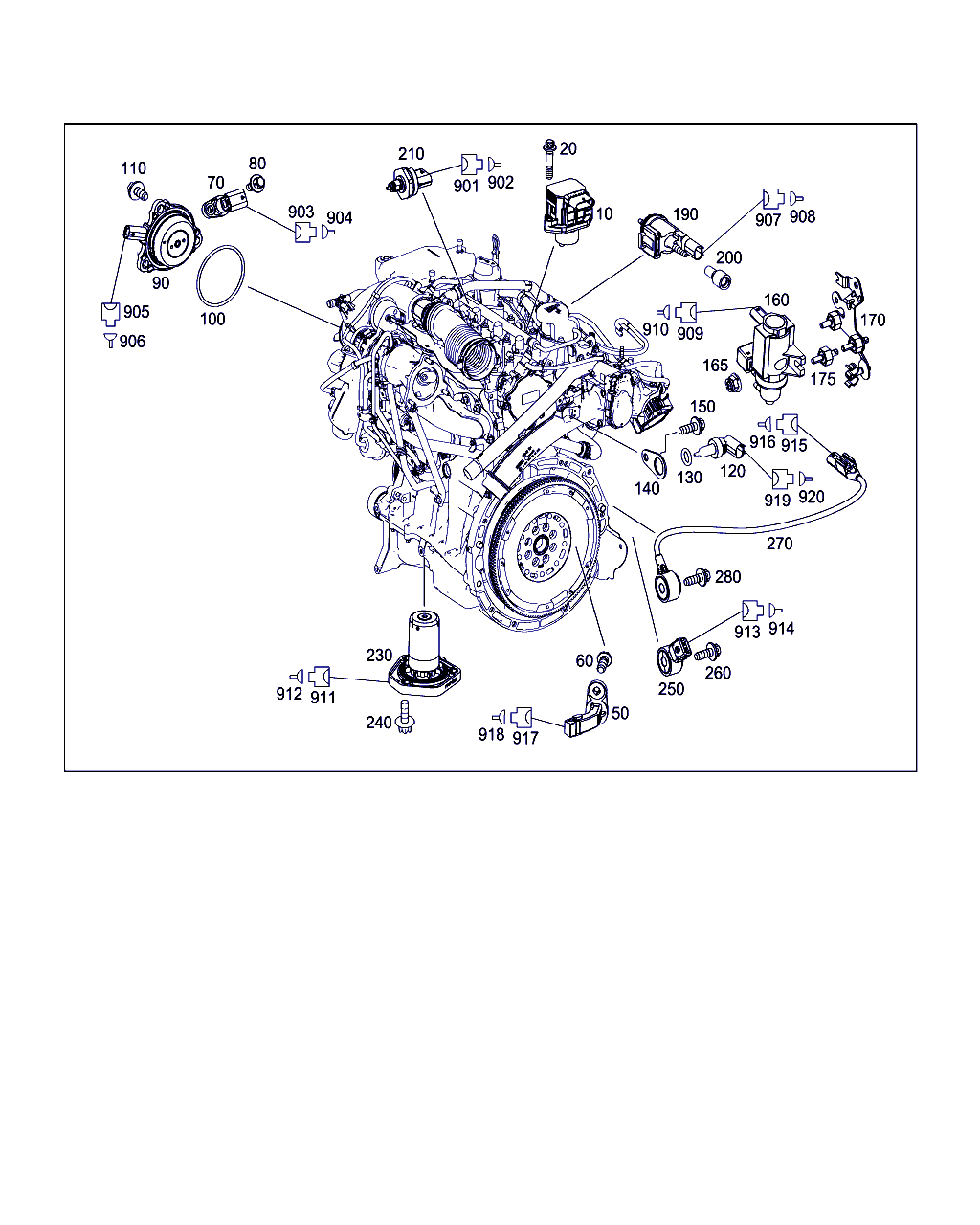 Mercedes-Benz A 270 905 09 00 - Knock Sensor www.parts5.com