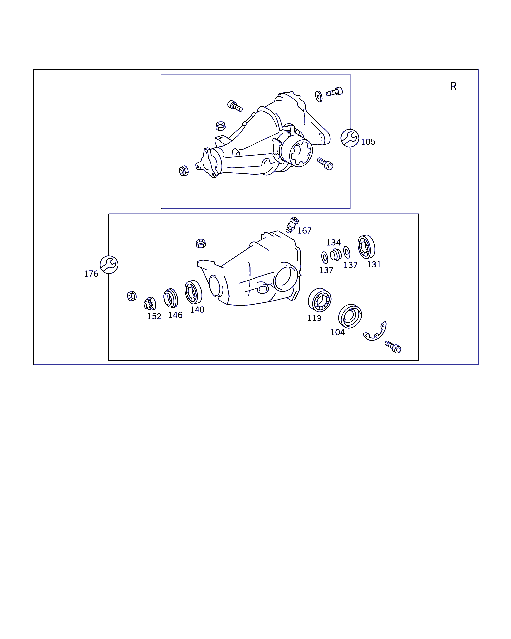 Mercedes-Benz A 124 350 02 49 - Gasket Set, transfer case www.parts5.com