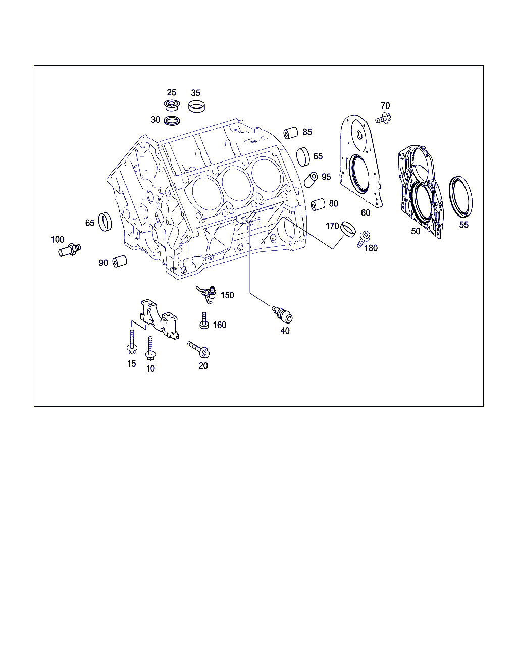 Mercedes-Benz A 272 010 06 14 - Těsnicí kroužek hřídele, klikový hřídel www.parts5.com