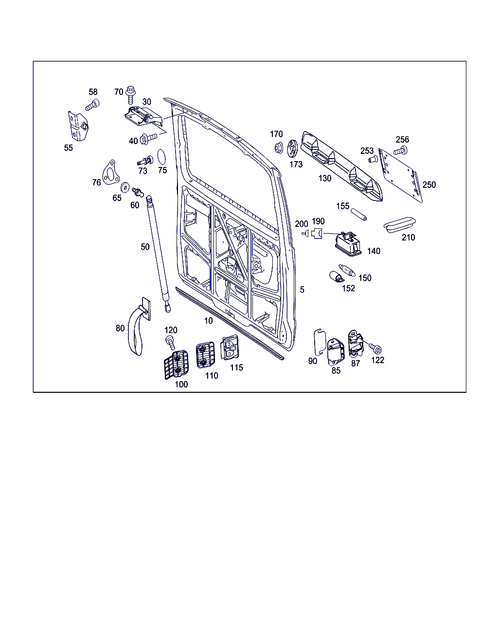 Mercedes-Benz A 639 820 01 56 - Luc registrske tablice parts5.com