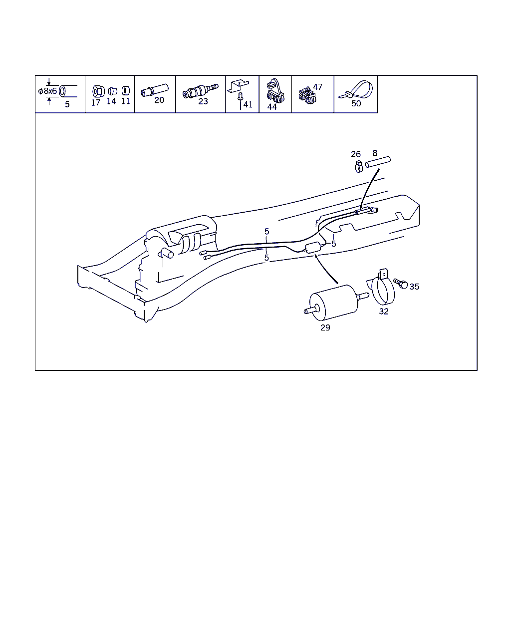 Mercedes-Benz A 002 477 26 01 - Filtru combustibil parts5.com