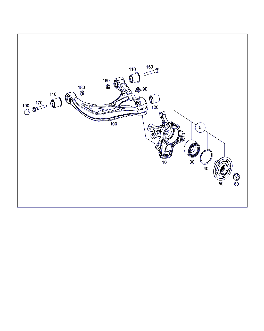 Mercedes-Benz A 166 350 09 06 - Rameno zavesenia kolies www.parts5.com