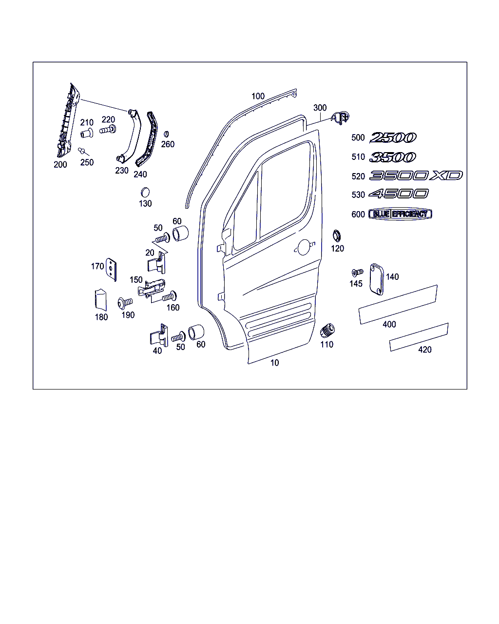 Mercedes-Benz A 906 720 00 16 - Фиксатор двери parts5.com