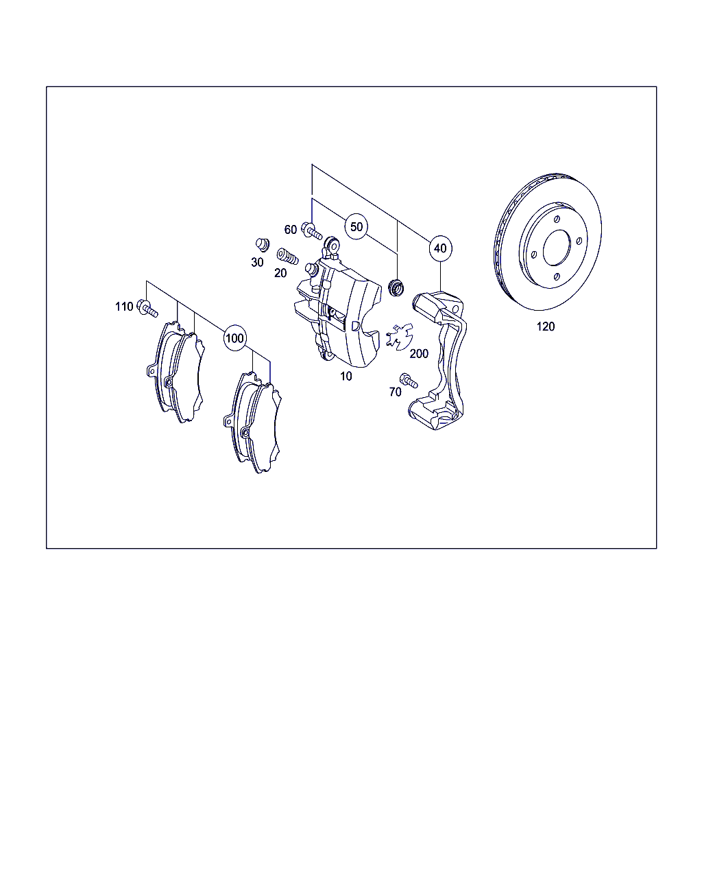 Mercedes-Benz A 454 420 09 20 - Sada brzdových platničiek kotúčovej brzdy www.parts5.com