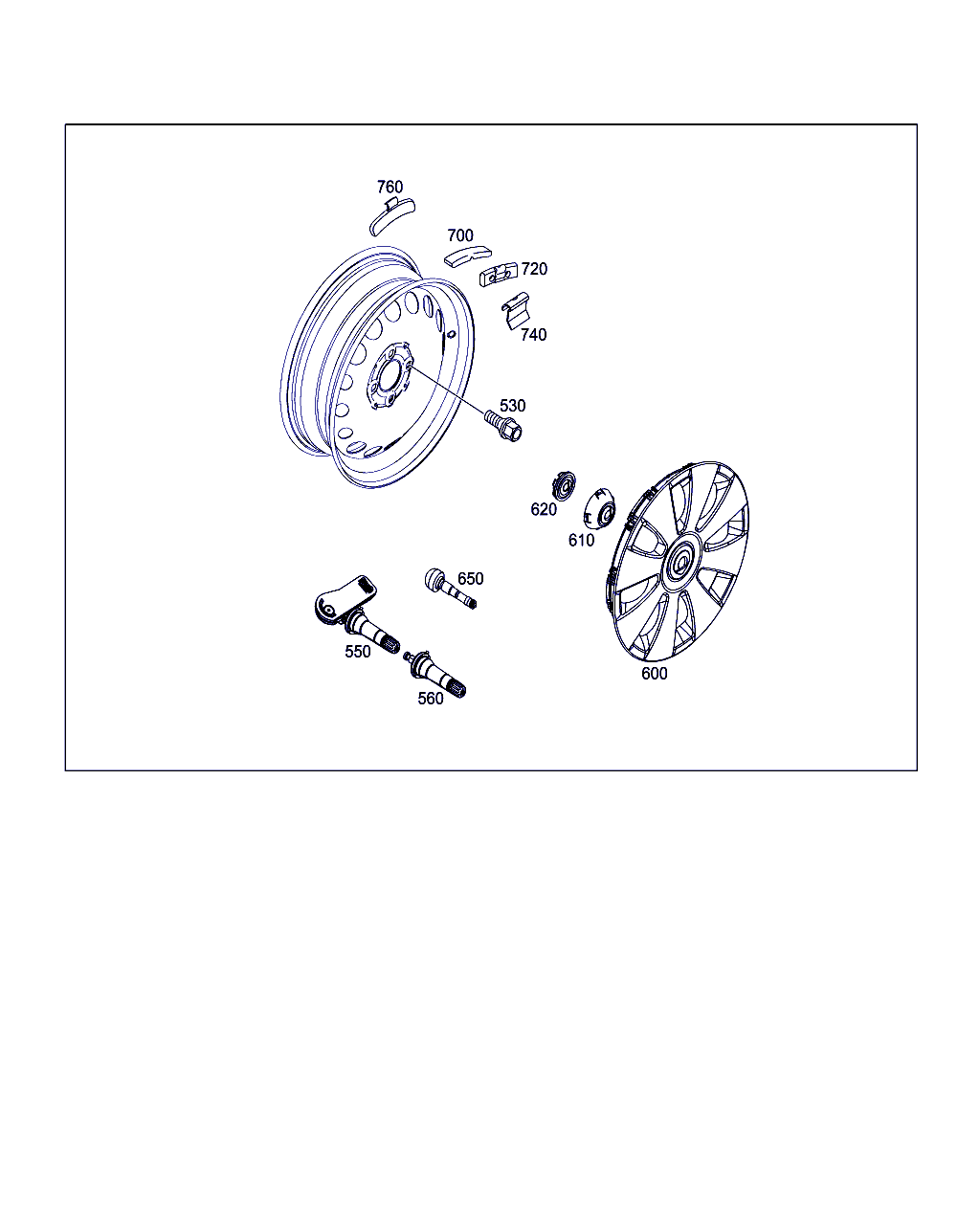 Mercedes-Benz A 453 905 17 01 - Snímač pre kontrolu tlaku v pneumatike www.parts5.com