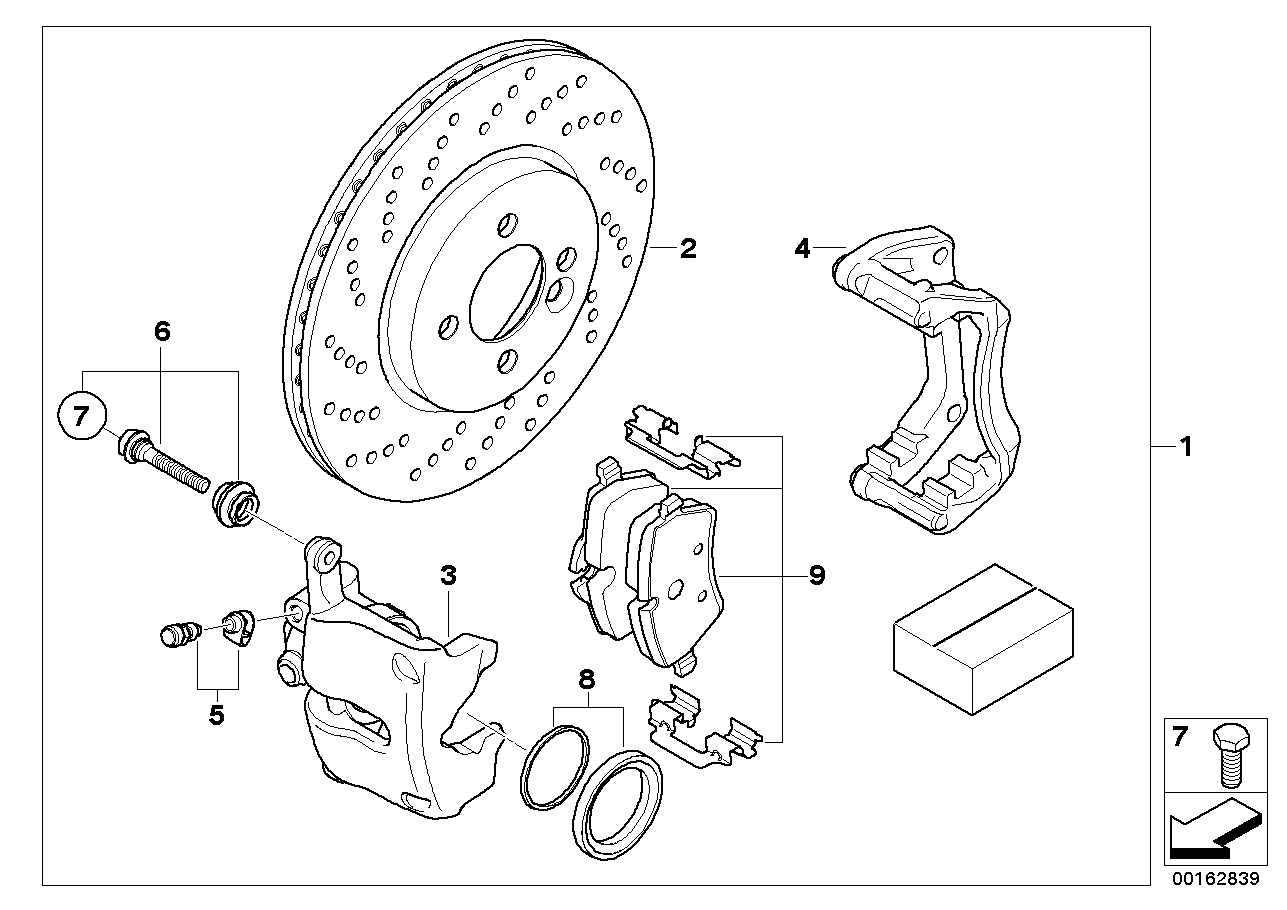 BMW 34116769277 - Ремкомплект, тормозной суппорт www.parts5.com