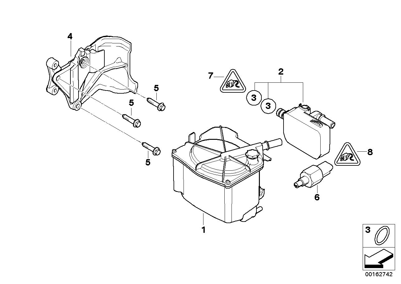 Mini 13 32 8 517 166 - Kraftstofffilter www.parts5.com