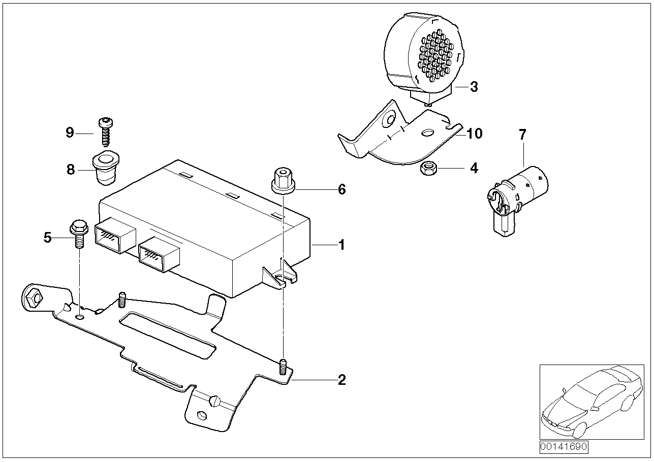 BMW 66 20 6 989 105 - Senzor, pomoć za parkiranje www.parts5.com