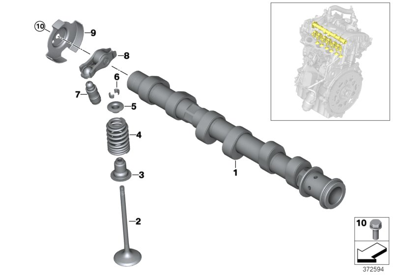 Mini 11338679835 - Podizač ventila www.parts5.com