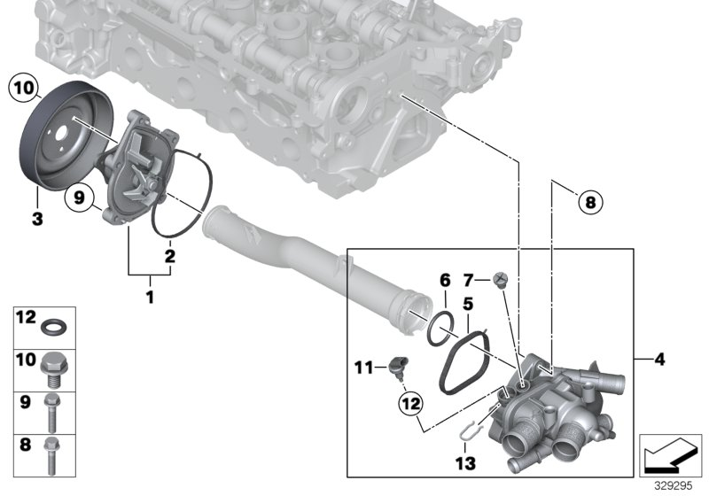 Mini 13 62 8 602 086 - Senzor,temperatura aer admisie www.parts5.com