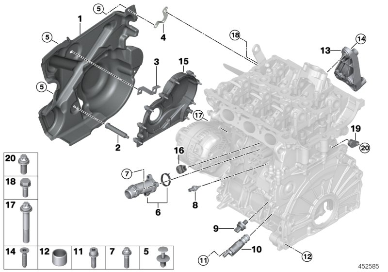 Mini 13627636937 - Knock Sensor www.parts5.com