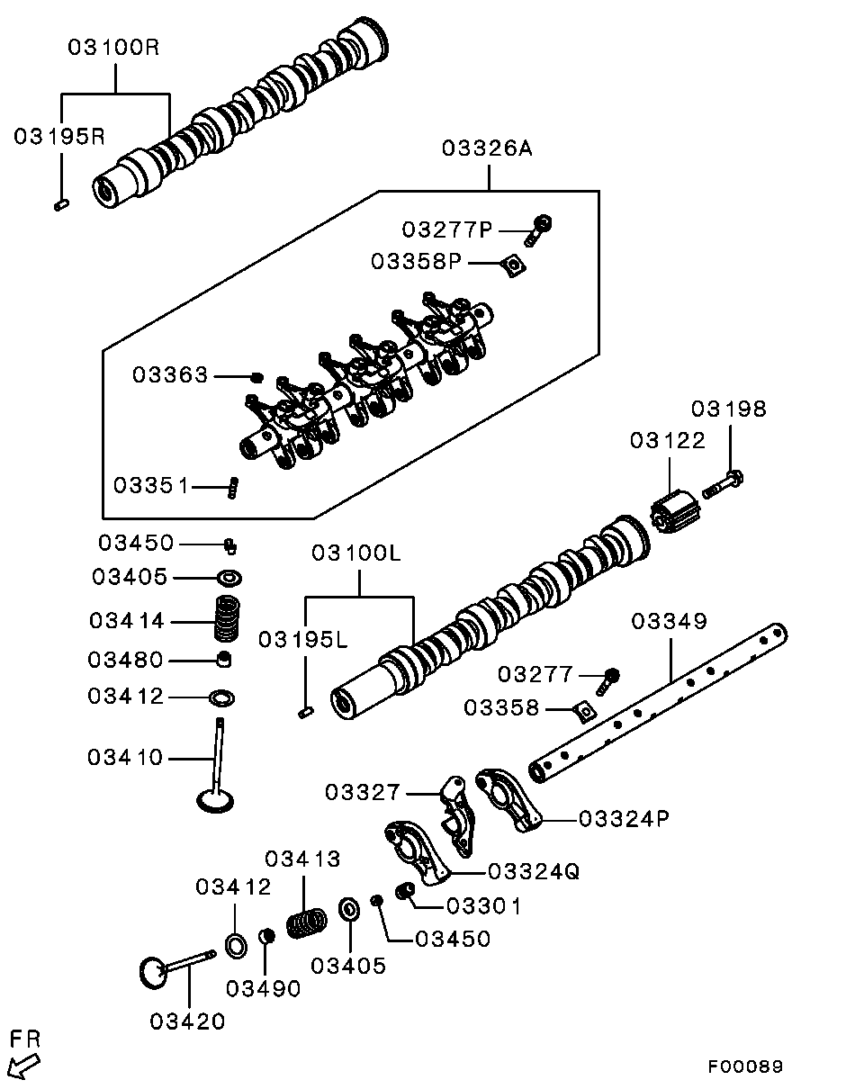 Chrysler MD30 7342 - Уплотнительное кольцо, стержень клапана www.parts5.com