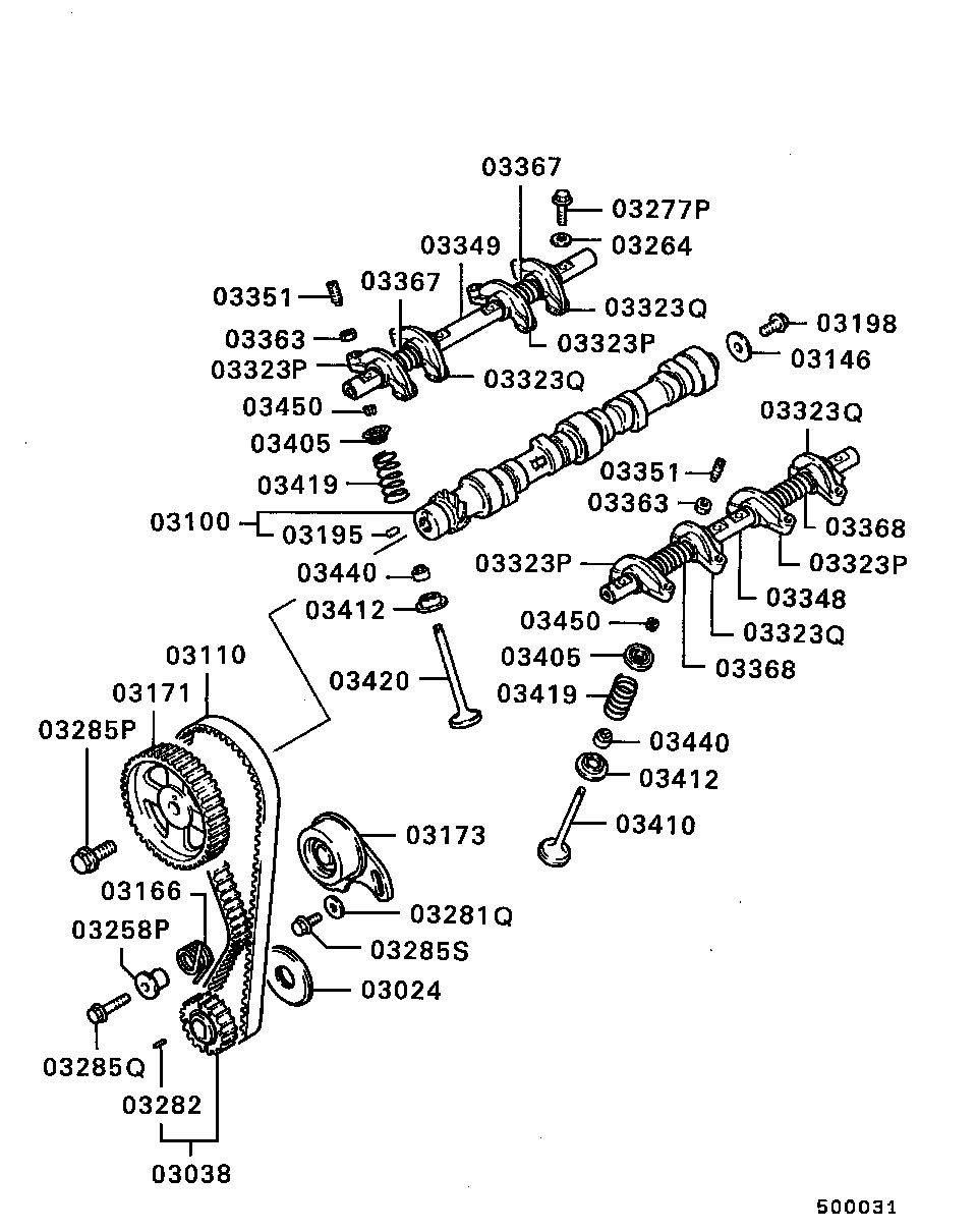 Proton MD030605 - Spannrolle, Zahnriemen www.parts5.com