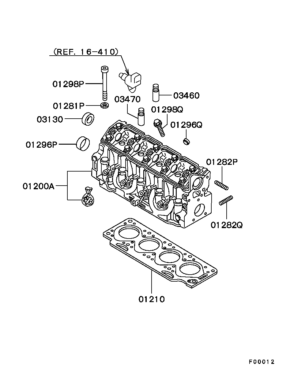 Mitsubishi MW30620669 - Zaptivka, glava cilindra www.parts5.com