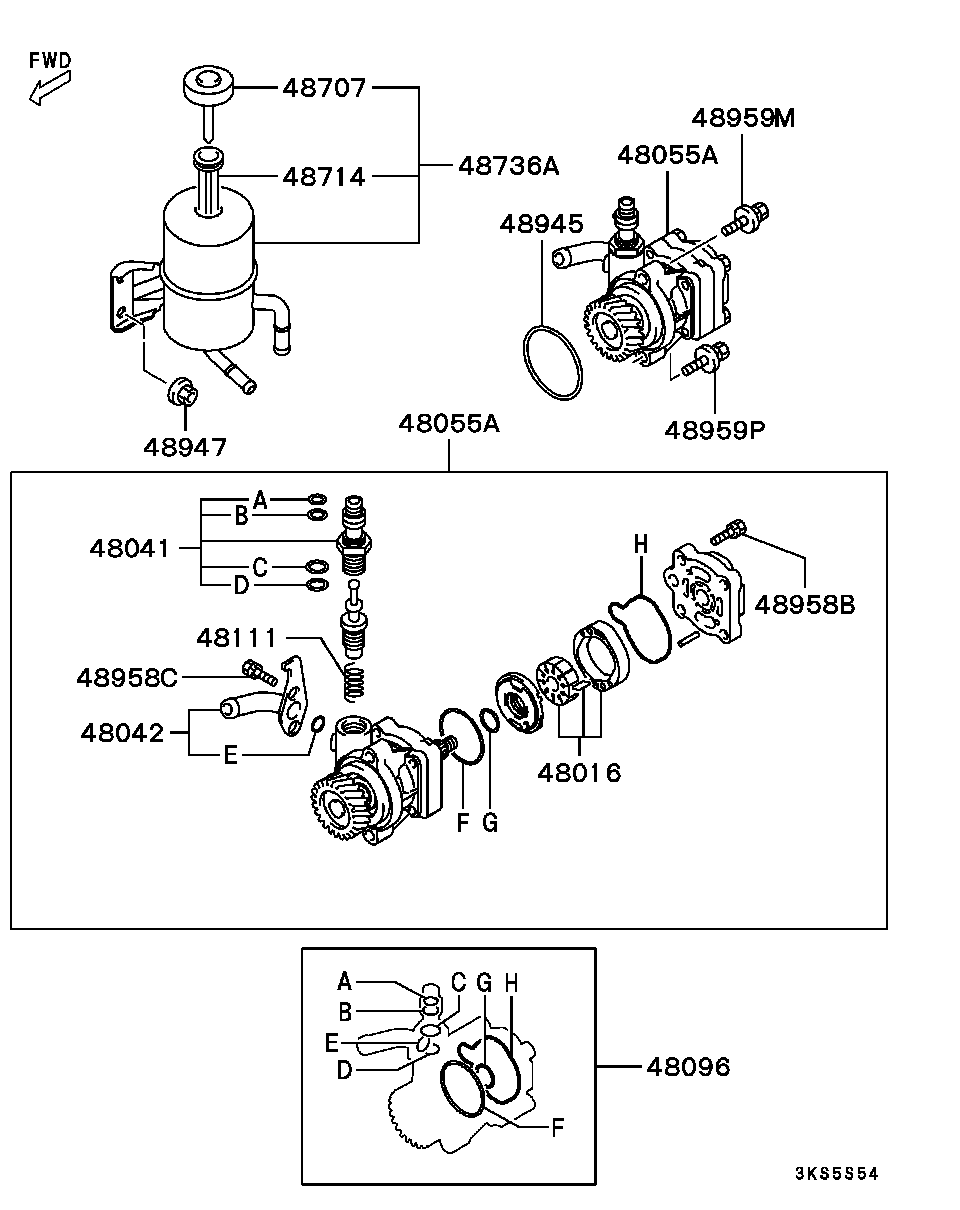 Mitsubishi MF520407 - Pierścień uszczelniający www.parts5.com