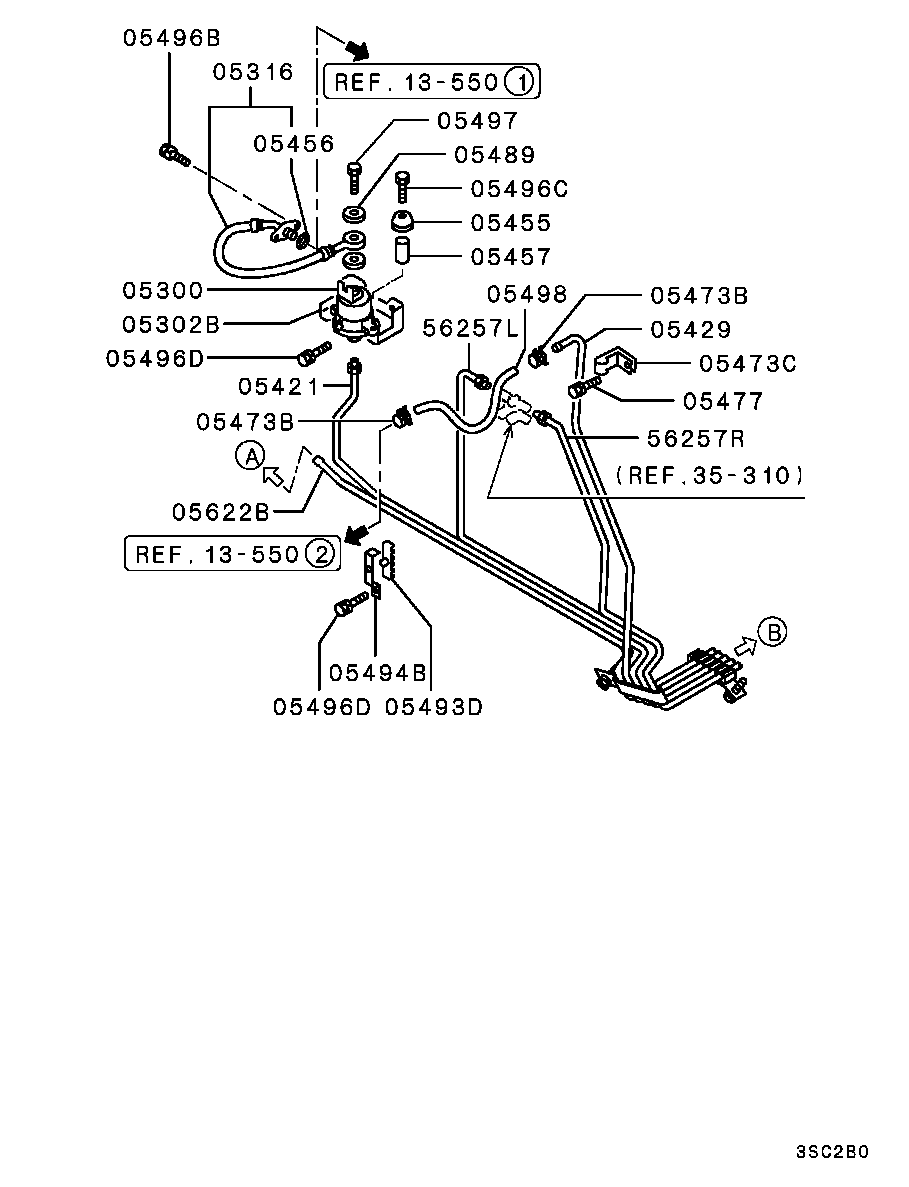 Mitsubishi MB 504761 - Топливный фильтр www.parts5.com