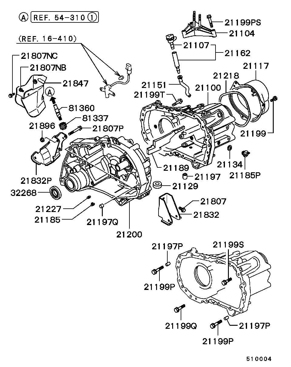 Mitsubishi M819932 - Manual transmission - m/t case: 01 pcs. www.parts5.com