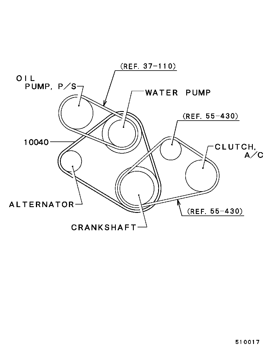 Proton MD316007 - Ékszíj www.parts5.com