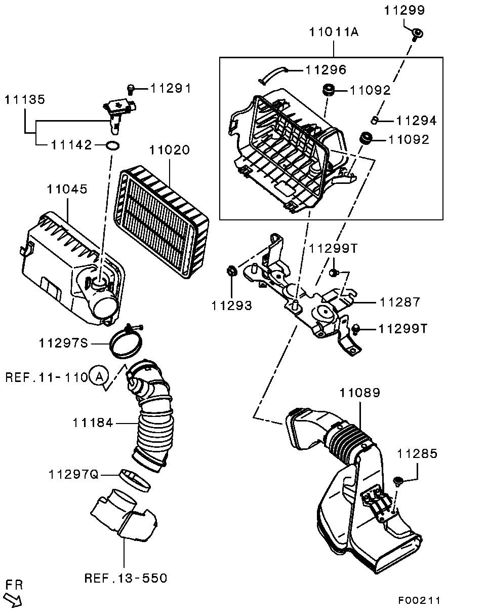 Mitsubishi 1505A524 - Pipe www.parts5.com