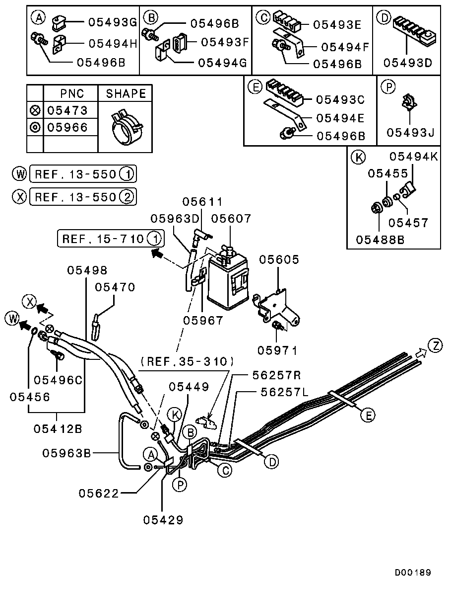 Mitsubishi MB554317 - Tesnilka, sesalni razdelilnik www.parts5.com