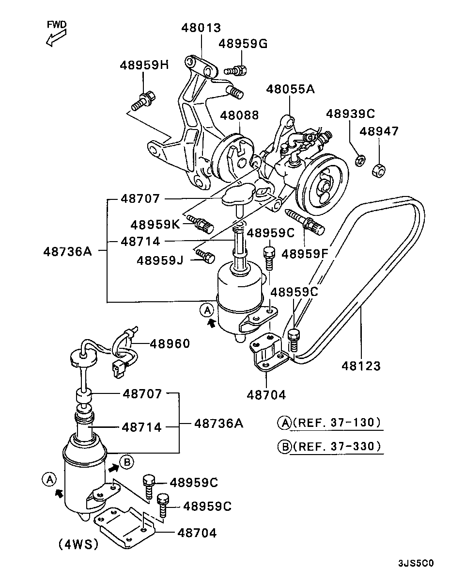 Dodge MD172376 - Curea transmisie cu caneluri www.parts5.com