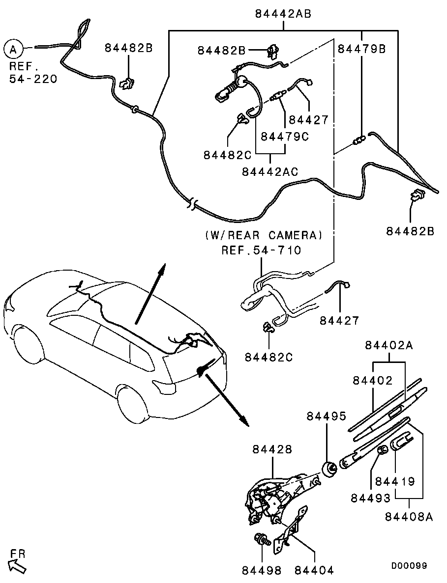 Mitsubishi 8253A232 - Stieracia liżta www.parts5.com