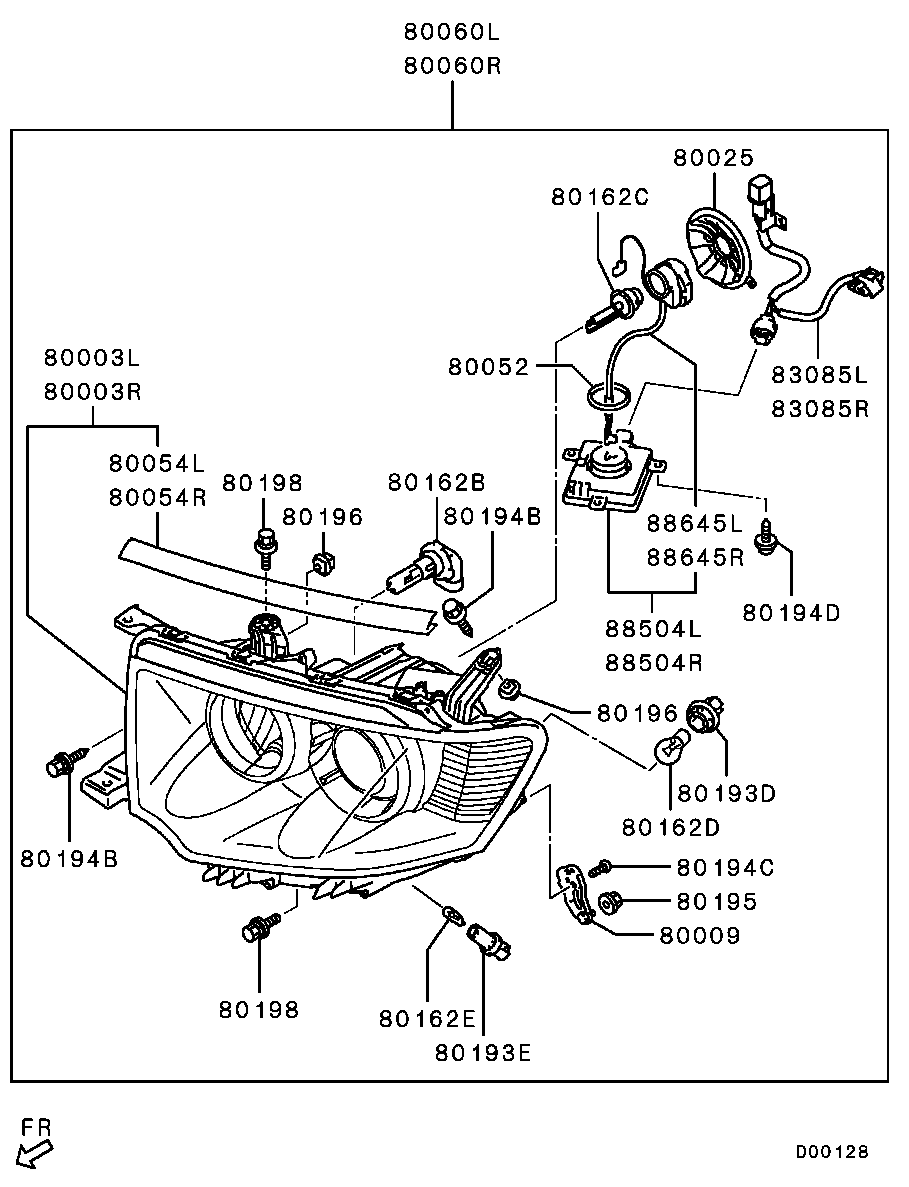 Mitsubishi 8301C042 - Крушка с нагреваема жичка, осветление на уредите www.parts5.com