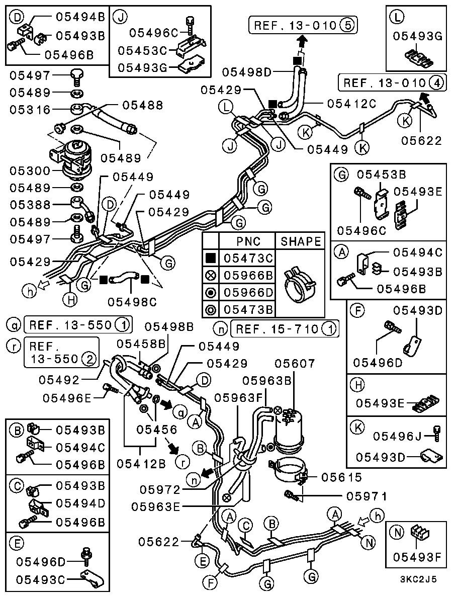 Mitsubishi MB 868452 - Топливный фильтр www.parts5.com