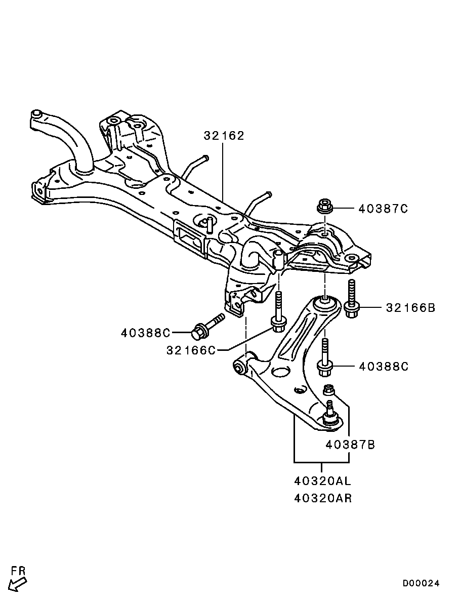 Jeep 4013A150 - Tartó, lengőkar csapágyazás www.parts5.com