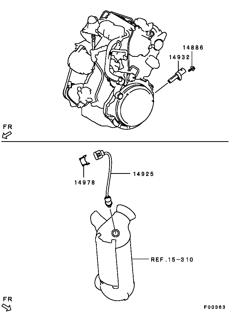 Mitsubishi 1588A001 - Lambdatunnistin www.parts5.com