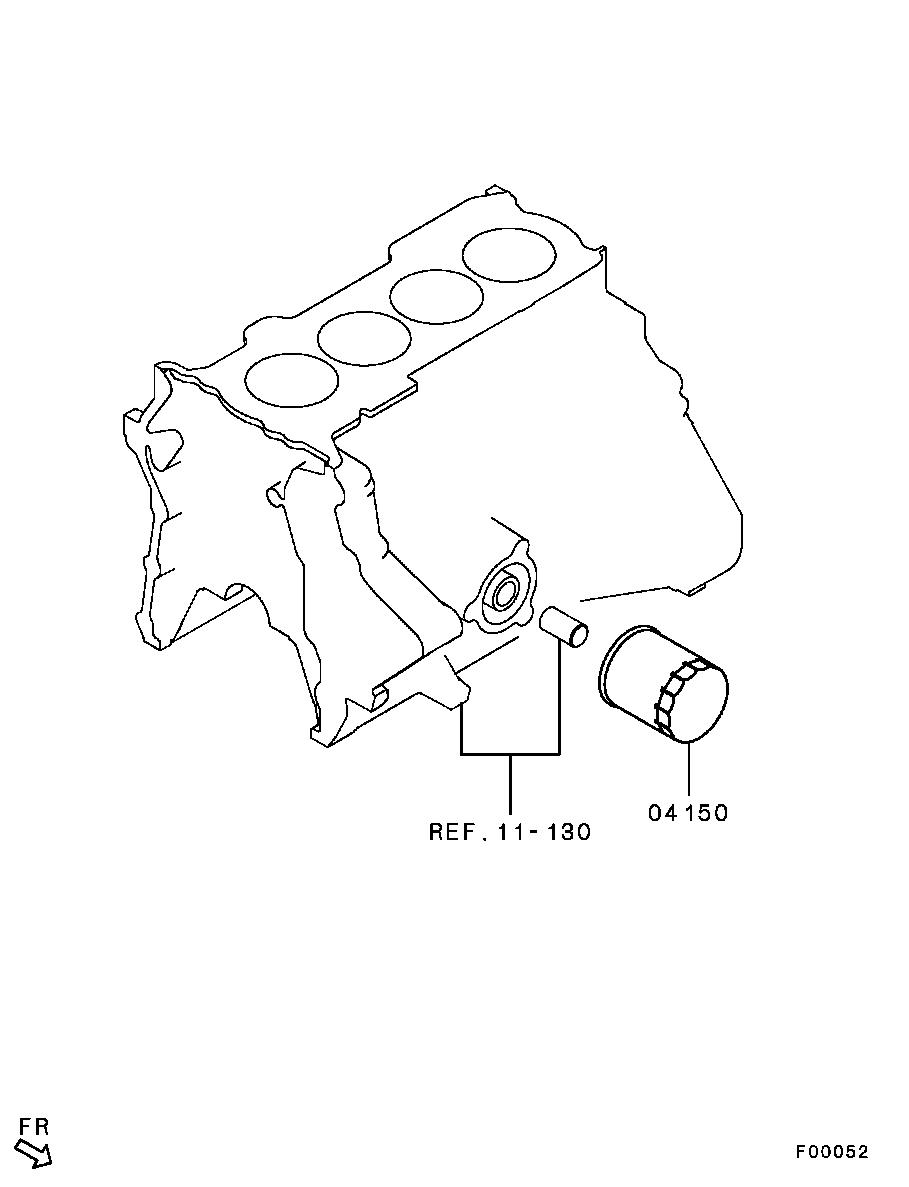 ISUZU MR984204 - Oil Filter parts5.com