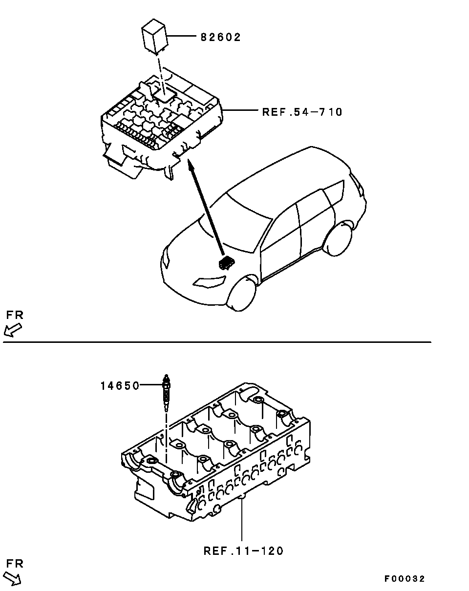 Mitsubishi MN 980234 - Bujie incandescenta www.parts5.com