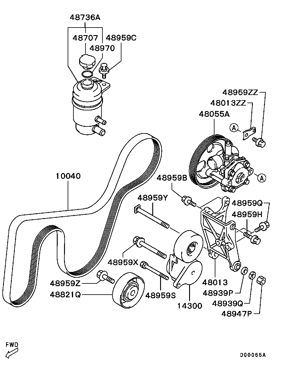 Auwärter MN163085 - Curea transmisie cu caneluri www.parts5.com