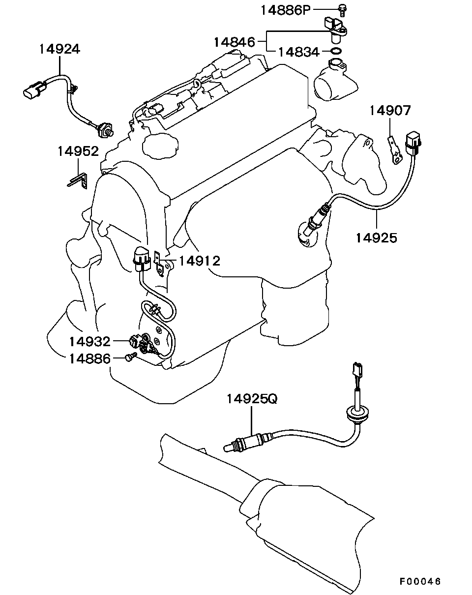 Mitsubishi 1588A020 - Lambdatunnistin www.parts5.com