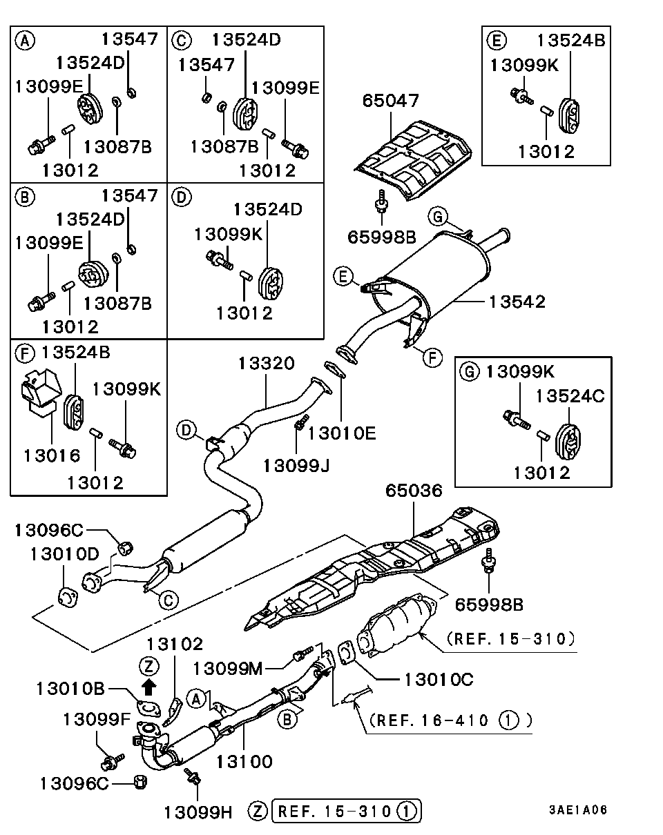 Mitsubishi MR266294 - Coussinet de palier, stabilisateur www.parts5.com