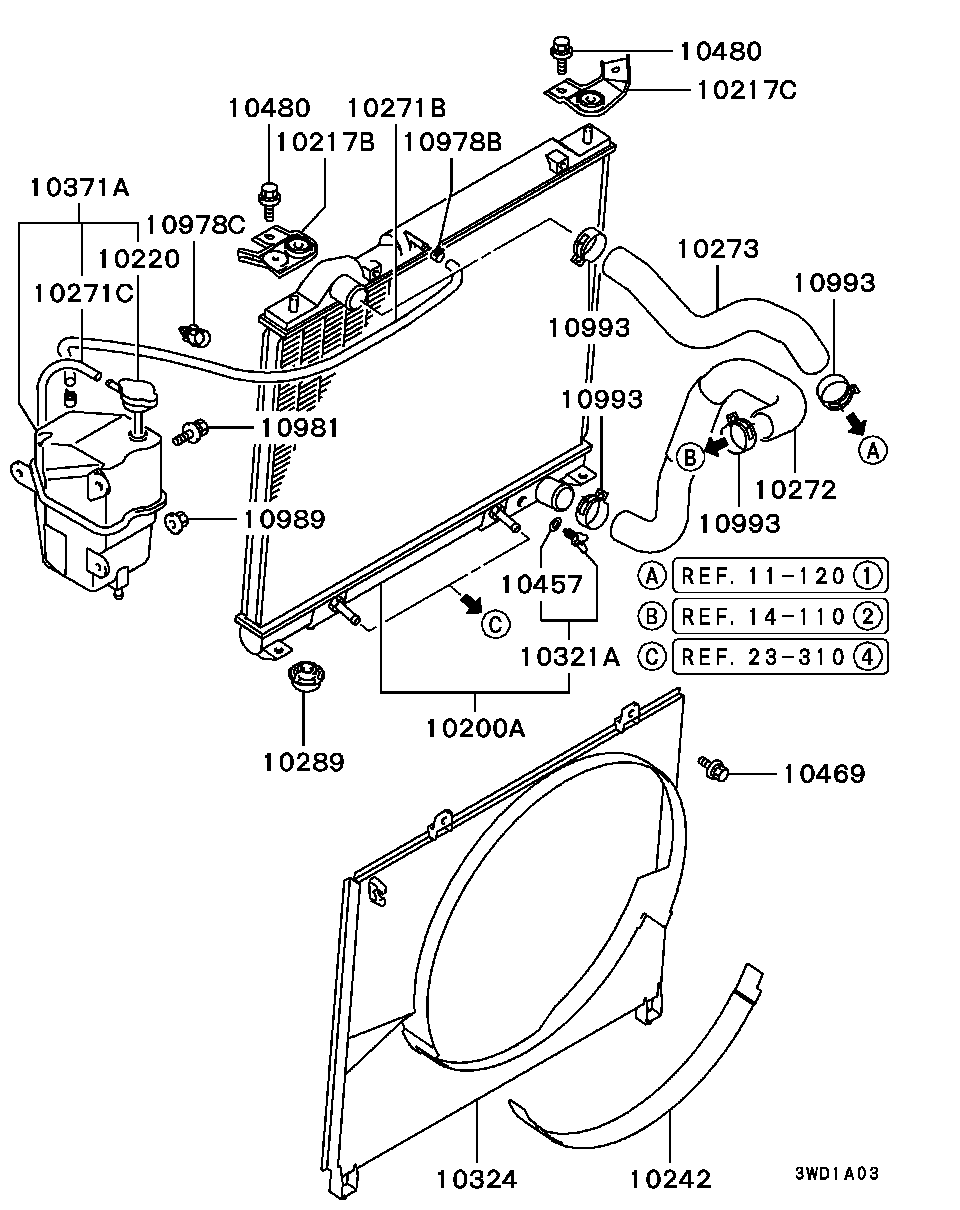 Mitsubishi MR481217 - Sealing Cap, radiator www.parts5.com