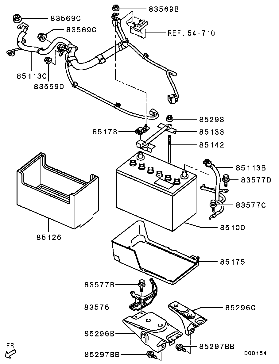 Mitsubishi 8201A147 - Baterie de pornire parts5.com