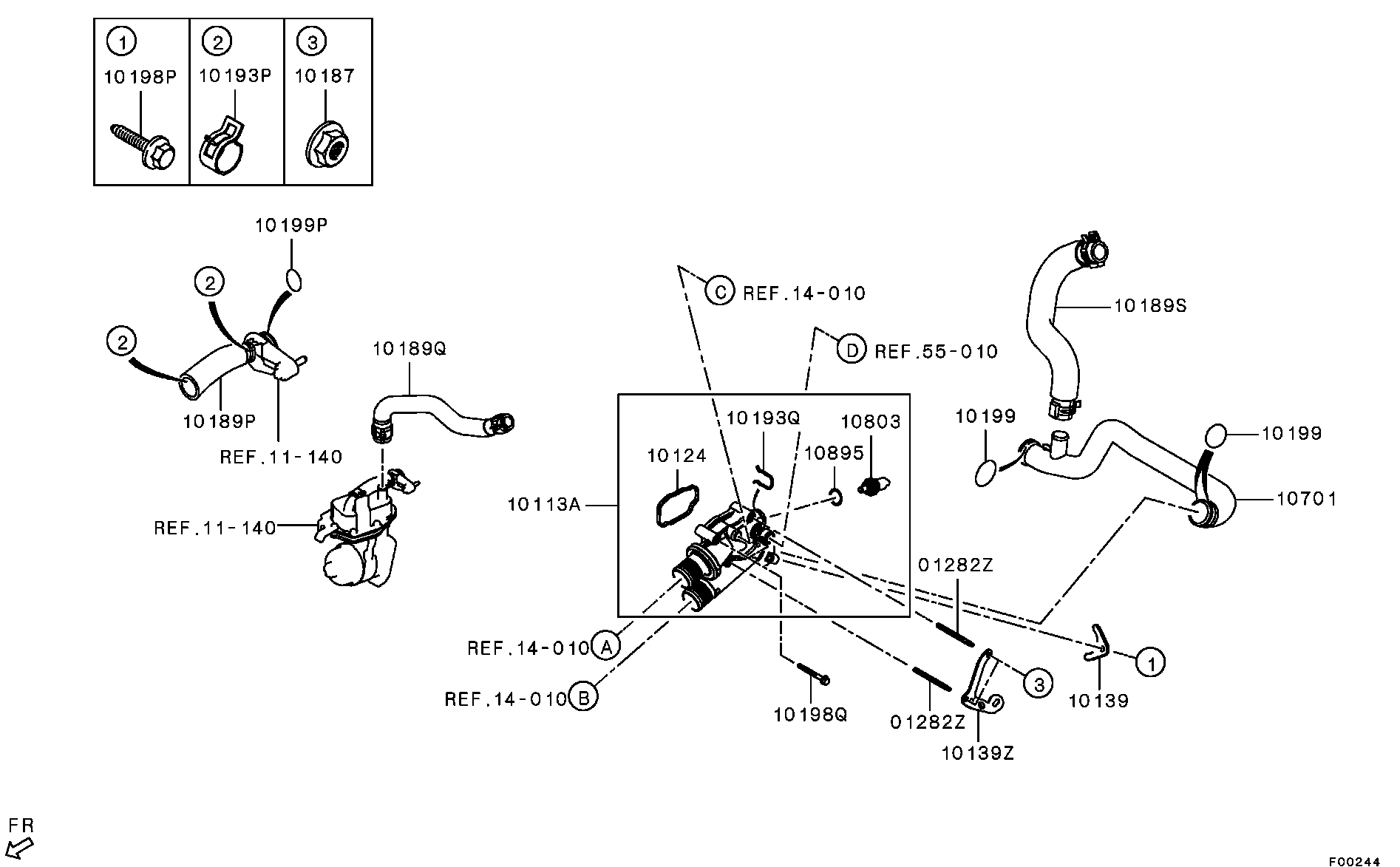 Mitsubishi MN-982202 - Sensor, coolant temperature parts5.com