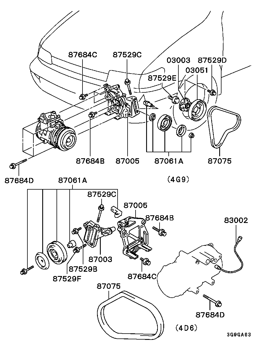 Mitsubishi MB272653 - Τραπεζοειδής ιμάντας www.parts5.com