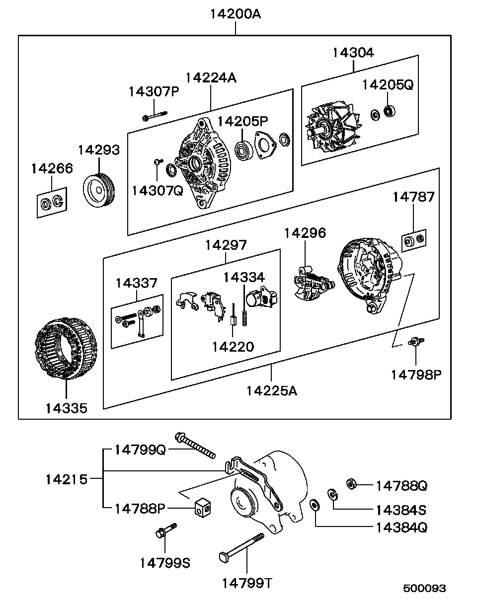 Mitsubishi MD 114620 - Генератор www.parts5.com