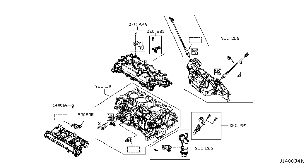 NISSAN 2508500Q0C - Sensor, boost pressure parts5.com