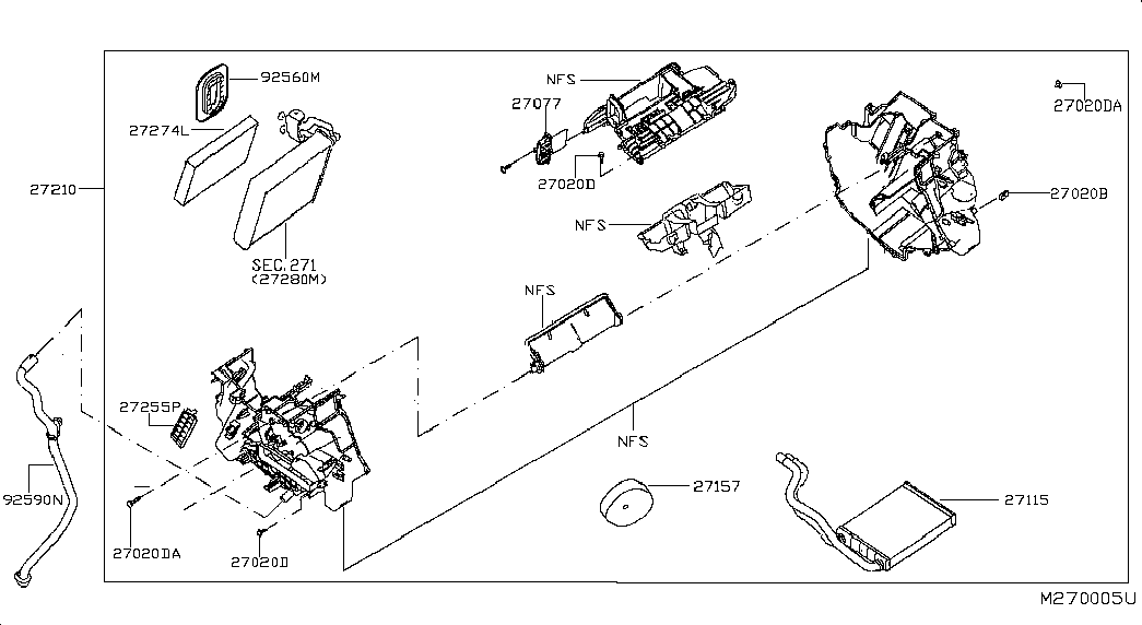 OM 272771KA0A - Фильтр воздуха в салоне www.parts5.com