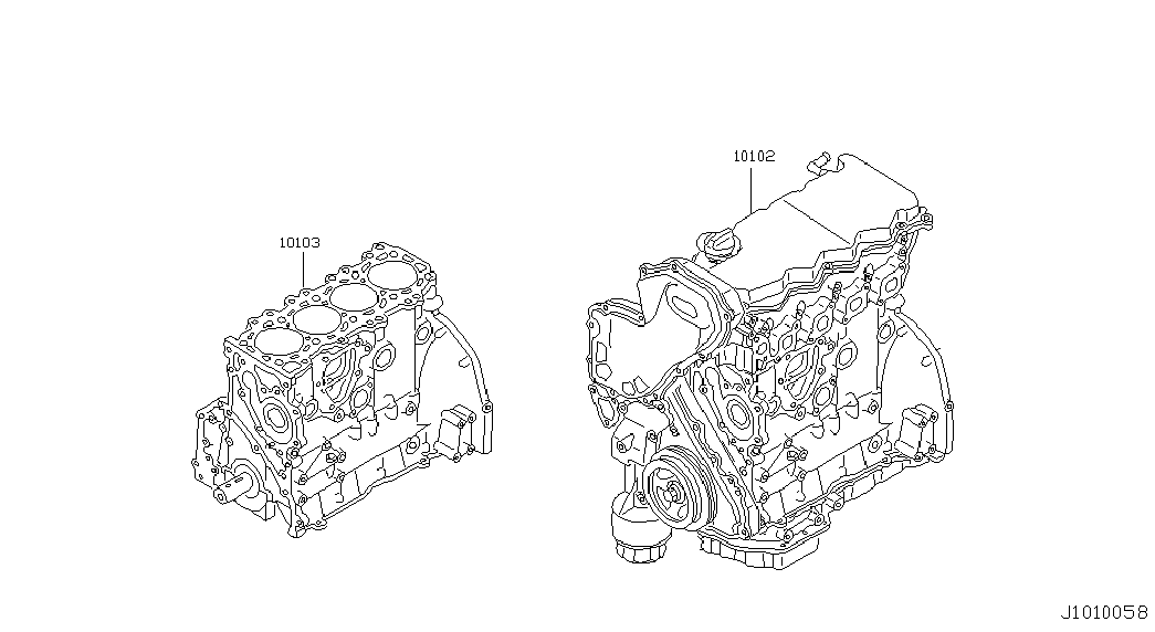 NISSAN 10103EQ4A0 - Partial Engine www.parts5.com