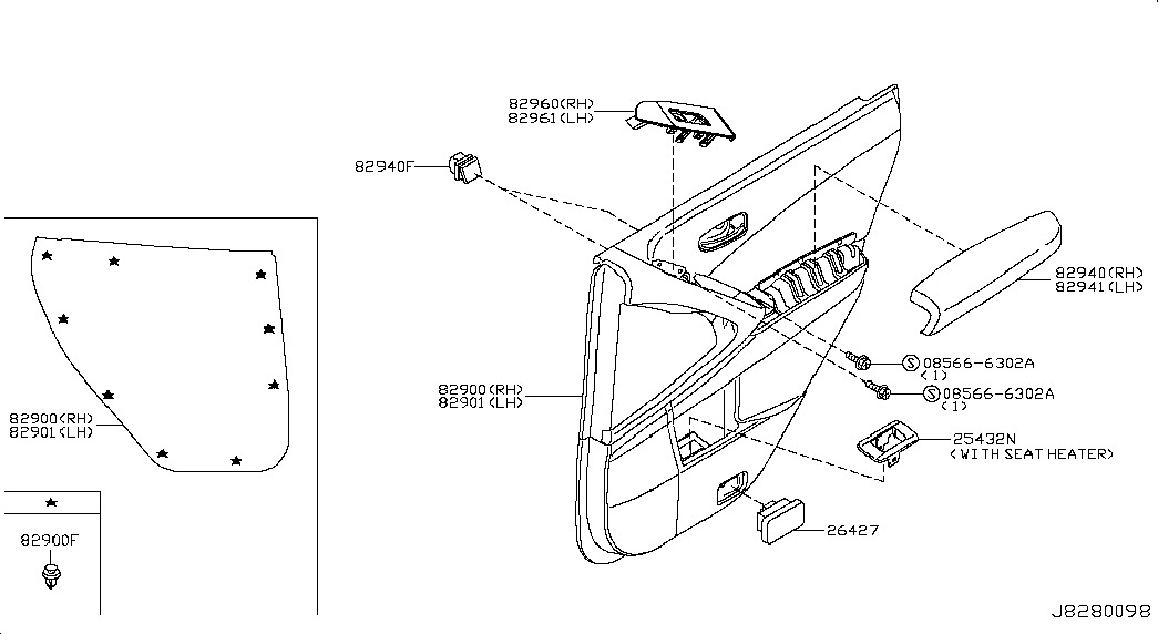 RENAULT 0155330001 - Clip, listón parts5.com