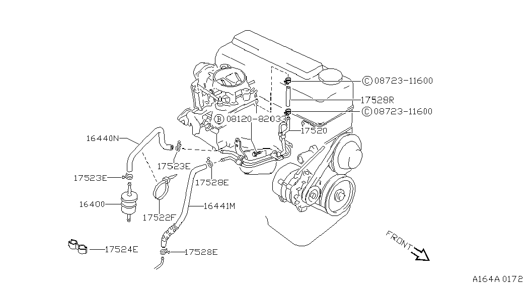 NISSAN 16400-V2700 - Fuel filter parts5.com