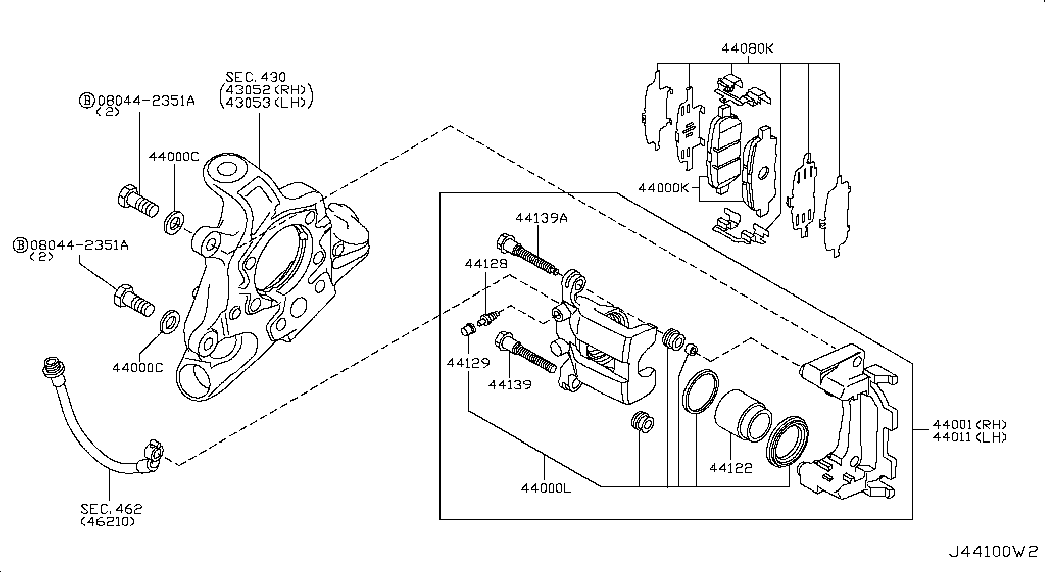 NISSAN D4M60-9N00A - Fékbetétkészlet, tárcsafék www.parts5.com