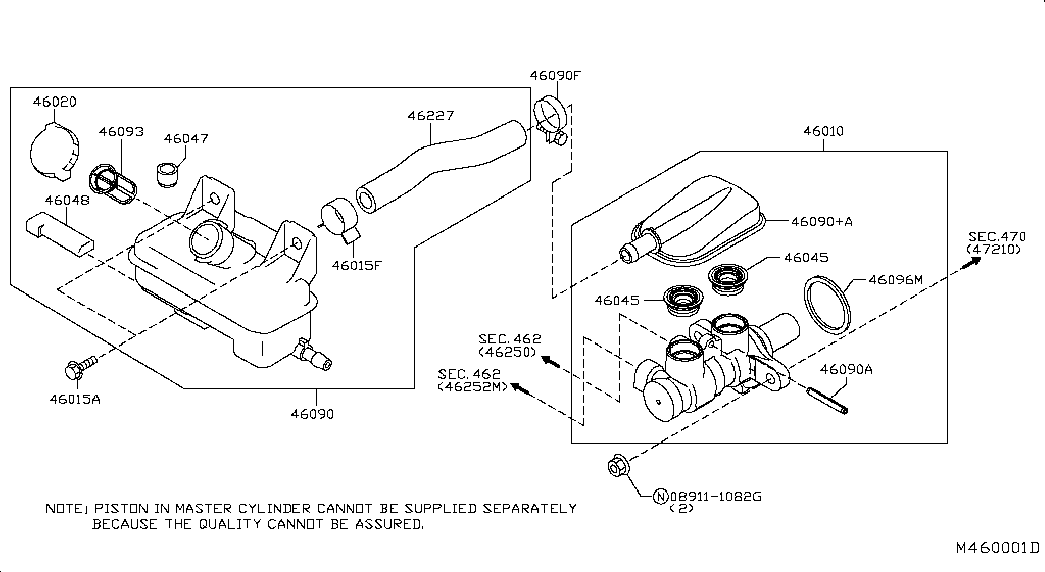 NISSAN 460201HM0A - Sealing Cap, brake fluid reservoir www.parts5.com