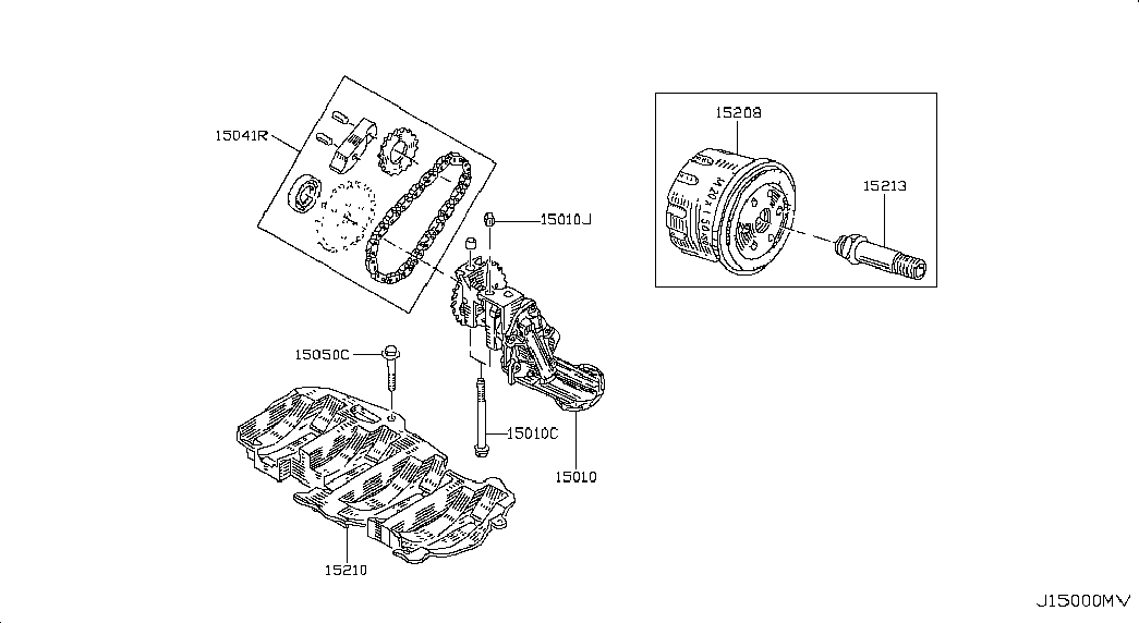 NISSAN 15208BN700 - Oil Filter parts5.com