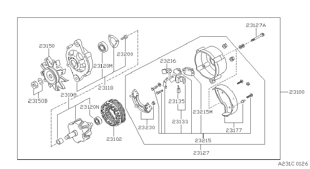 NISSAN 23120-12G00 - BEARING-BALL www.parts5.com